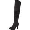 imageDREAM PAIRS Womens HIGHPLAT Black Chunky Thigh High Over The Knee High Heel BootsSarahiblack