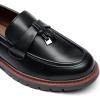 imageDREAM PAIRS Loafers for Women Slip On Loafer Comfortable Dressy Casual Business Office ShoesBlackpu