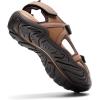 imageDREAM PAIRS Mens Sandals Hiking Water Beach Sport Outdoor Athletic Arch Support Summer SandalsAll Brown