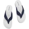 imageDREAM PAIRS Platform Flip Flops for Women Cushioned Thong Sandals with Soft Eva Foam Insole Lightweight Lycra fabric Comfort Dressy Slides Slippers for Summer BeachNavy