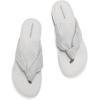 imageDREAM PAIRS Platform Flip Flops for Women Cushioned Thong Sandals with Soft Eva Foam Insole Lightweight Lycra fabric Comfort Dressy Slides Slippers for Summer BeachGrey