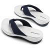 imageDREAM PAIRS Platform Flip Flops for Women Cushioned Thong Sandals with Soft Eva Foam Insole Lightweight Lycra fabric Comfort Dressy Slides Slippers for Summer BeachNavy