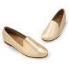 imageDREAM PAIRS Round Toe Flats for Women Dressy Comfortable SlipOn Dress Business Casual Office Work Shoes for WomenGold