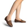imageDREAM PAIRS Round Toe Flats for Women Dressy Comfortable SlipOn Dress Business Casual Office Work Shoes for WomenLeopardsuede