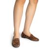 imageDREAM PAIRS Round Toe Flats for Women Dressy Comfortable SlipOn Dress Business Casual Office Work Shoes for WomenLeopardsuede