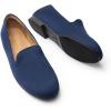 imageDREAM PAIRS Round Toe Flats for Women Dressy Comfortable SlipOn Dress Business Casual Office Work Shoes for WomenNavy