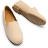 imageDREAM PAIRS Round Toe Flats for Women Dressy Comfortable SlipOn Dress Business Casual Office Work Shoes for WomenNudesuede