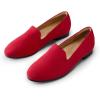 imageDREAM PAIRS Round Toe Flats for Women Dressy Comfortable SlipOn Dress Business Casual Office Work Shoes for WomenRed