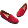 imageDREAM PAIRS Round Toe Flats for Women Dressy Comfortable SlipOn Dress Business Casual Office Work Shoes for WomenRed