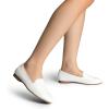 imageDREAM PAIRS Round Toe Flats for Women Dressy Comfortable SlipOn Dress Business Casual Office Work Shoes for WomenWhitepu
