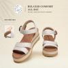 imageDREAM PAIRS Wedge Sandals for Women Espadrille Platform Sandals Open Toe Ankle Strap Low Wedges Heel Comfortable Sandals for SummerBeige