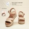 imageDREAM PAIRS Wedge Sandals for Women Espadrille Platform Sandals Open Toe Ankle Strap Low Wedges Heel Comfortable Sandals for SummerNatural
