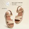 imageDREAM PAIRS Wedge Sandals for Women Espadrille Platform Sandals Open Toe Ankle Strap Low Wedges Heel Comfortable Sandals for SummerNatural