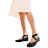 imageDREAM PAIRS Womens Ballet Flats Comfortable SlipOn Square Toe Dress Shoes with Elastic Ankle StrapsBlackpu