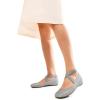 imageDREAM PAIRS Womens Ballet Flats Comfortable SlipOn Square Toe Dress Shoes with Elastic Ankle StrapsSilverglitter