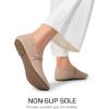 imageDREAM PAIRS Womens Ballet Flats Foldable Square Toe Mary Jane Flats Comfortable Slip On Dress Shoes Business Casual Work Mary Jane ShoesNude