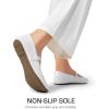 imageDREAM PAIRS Womens Ballet Flats Foldable Square Toe Mary Jane Flats Comfortable Slip On Dress Shoes Business Casual Work Mary Jane ShoesWhite