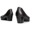 imageDREAM PAIRS Womens Chunky Comfortable Closed Toe Low Block Heels Work Round Toe Dress Wedding Adjustable Slip On Pumps ShoesBrown