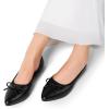 imageDREAM PAIRS Womens Foldable Flats Shoes Pointed Toe Ballet Flats Bowknot Comfort Slip on Dress ShoesBlack