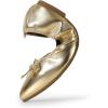 imageDREAM PAIRS Womens Foldable Flats Shoes Pointed Toe Ballet Flats Bowknot Comfort Slip on Dress ShoesGold