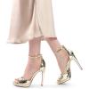 imageDREAM PAIRS Womens Heels High Stilettos Ankle Strap Sexy Comfort Dress Shoes Wedding Bridal Pumps SandalsLight Gold