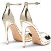 imageDREAM PAIRS Womens Heels High Stilettos Ankle Strap Sexy Comfort Dress Shoes Wedding Bridal Pumps SandalsLight Gold
