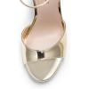 imageDREAM PAIRS Womens Heels High Stilettos Ankle Strap Sexy Comfort Dress Shoes Wedding Bridal Pumps SandalsLight Gold