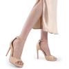 imageDREAM PAIRS Womens Heels High Stilettos Ankle Strap Sexy Comfort Dress Shoes Wedding Bridal Pumps SandalsNude