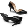 imageDREAM PAIRS Womens High Heel Closed Toe PumpsBlackpu