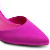 imageDREAM PAIRS Womens High Heel Closed Toe PumpsHot Pinksatin
