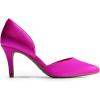 imageDREAM PAIRS Womens High Heel Closed Toe PumpsHot Pinksatin