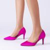 imageDREAM PAIRS Womens High Heel Closed Toe PumpsHot Pinksatin