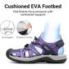 imageDREAM PAIRS Womens Hiking Sandals Adventurous Summer Sports Shoes OutdoorPurple