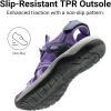 imageDREAM PAIRS Womens Hiking Sandals Adventurous Summer Sports Shoes OutdoorPurple