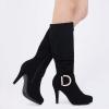 imageDREAM PAIRS Womens KneeHigh Stiletto Boots Black Fashion amp Classic Dress BootsParisblack