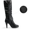 imageDREAM PAIRS Womens KneeHigh Stiletto Boots Black Fashion amp Classic Dress BootsParisblack Pu