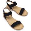imageDREAM PAIRS Womens Low Wedge Casual SandalsBlack