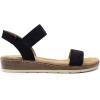 imageDREAM PAIRS Womens Low Wedge Casual SandalsBlack
