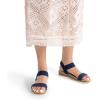 imageDREAM PAIRS Womens Low Wedge Casual SandalsNavy