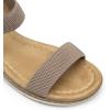 imageDREAM PAIRS Womens Low Wedge Casual SandalsTaupe