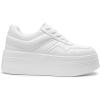 imageDREAM PAIRS Womens Platform Casual SneakersWhite