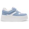 imageDREAM PAIRS Womens Platform Casual SneakersWhiteBlue