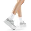 imageDREAM PAIRS Womens Platform Casual SneakersWhiteGrey