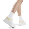 imageDREAM PAIRS Womens Platform Casual SneakersWhiteYellow