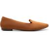 imageDREAM PAIRS Womens Pointed Toe SlipOn Dressy Flat Shoes Comfortable Business Casual Dress Shoes for Office WorkBrown