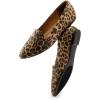 imageDREAM PAIRS Womens Pointed Toe SlipOn Dressy Flat Shoes Comfortable Business Casual Dress Shoes for Office WorkLeopard