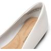 imageDREAM PAIRS Womens Pointed Toe SlipOn Dressy Flat Shoes Comfortable Business Casual Dress Shoes for Office WorkWhite