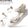 imageDREAM PAIRS Womens Sandals Open Toe Lightweight Summer Shoes Walking Casual OutdoorBeige