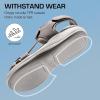 imageDREAM PAIRS Womens Sandals Open Toe Lightweight Summer Shoes Walking Casual OutdoorGrey