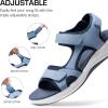 imageDREAM PAIRS Womens Sandals Open Toe Lightweight Summer Shoes Walking Casual OutdoorNavy